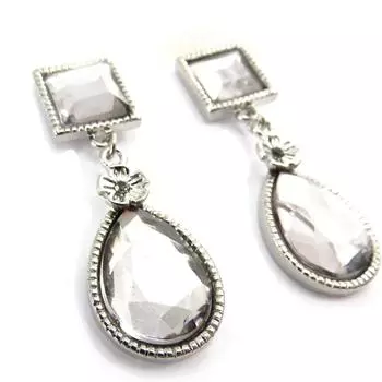 Les Trsors De Lily [J6688] - Серые дизайнерские серьги Sissi