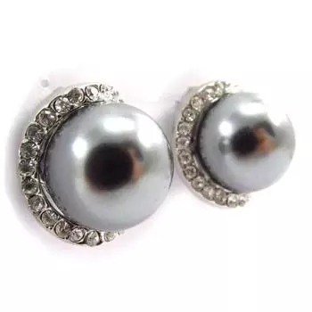 Les Trsors De Lily [J6816] - Дизайнерские серьги Sissi серые