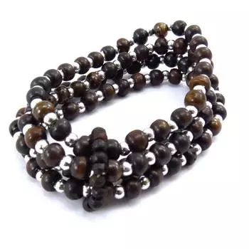 Les Trsors De Lily [J6928] - коричневый дизайнерский браслет Mtis