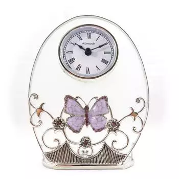 Les Trsors De Lily [J7072] - фиолетовые часы «Шелковая бабочка»