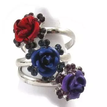 Les Trsors De Lily [J8028] - кольцо во множественном числе Rosa Romantica (3 кольца)