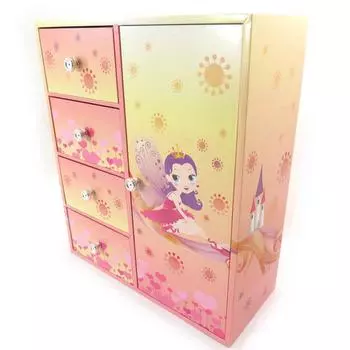 Les Trsors De Lily [J8382] - Шкатулка для украшений Fairy Tales розовый - 25x21x9 см ярко-розовый