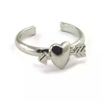 Les Trsors De Lily [K0930] - Серебряное кольцо на ногу Love