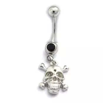Les Trsors De Lily [K0982] - Серебряный пирсинг Череп
