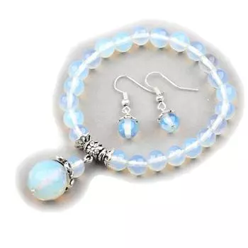 Les Trsors De Lily [K1174] - Дизайнерское украшение с опаловым кристаллом Mineralia