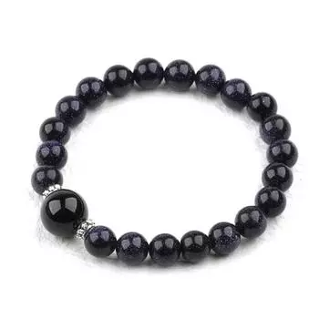 Les Trsors De Lily [K1183] - дизайнерский браслет Mineralia темно-синего цвета