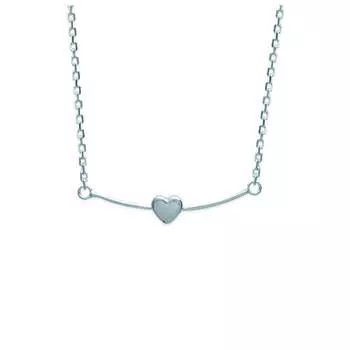 Les Trsors De Lily [K3732] - Серебряное колье Любовь серебро (родированное покрытие) - 30x5 мм