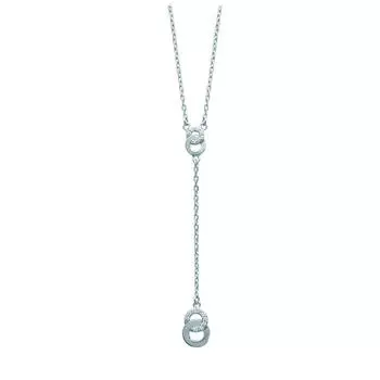 Les Trsors De Lily [K3741] - Серебряное колье Sissi белое