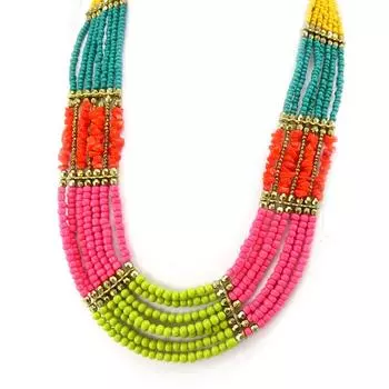 Les Trsors De Lily [K6525] - Ожерелье «Килиманджаро» tutti frutti