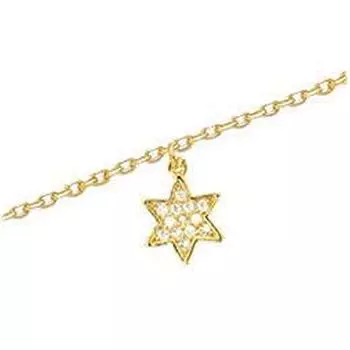 Les Trsors De Lily [K9125] - Позолоченный браслет Этуаль , белое золото - 8x8 мм