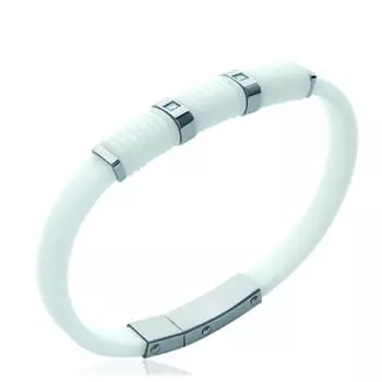 Les Trsors De Lily [K9362] - Силиконовый браслет «Раскраска», белый, 8 мм.