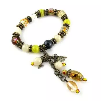 Les Trsors De Lily [L0918] - Дизайнерский браслет из янтаря «Килиманджаро»