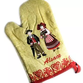 Les Trsors De Lily [L1243] - 2 дизайнерские перчатки цвета экрю Эльзас