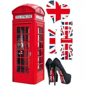 Les Trsors De Lily [L4989] - Лист наклеек для телефона So British (50x70 см)