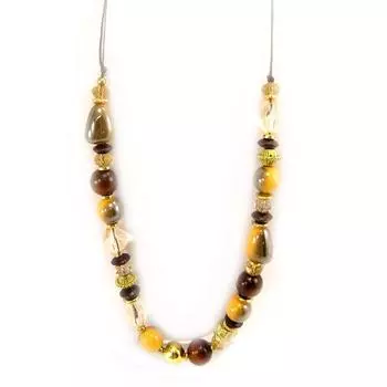 Les Trsors De Lily [L5140] - Длинное колье Scarlett золотисто-коричневого цвета