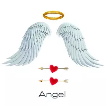 Les Trsors De Lily [L5452] - Лист наклеек Ангел (50x70 см)