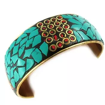 Les Trsors De Lily [L5793] - Необычный браслет Килиманджаро бирюзовый.