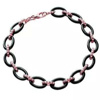 Les Trsors De Lily [L6285] - позолоченный черный браслет Sissi