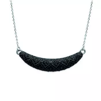 Les Trsors De Lily [L7869] - Серебряное колье 'Sissi' черное серебро (родиевое покрытие) - 45 см