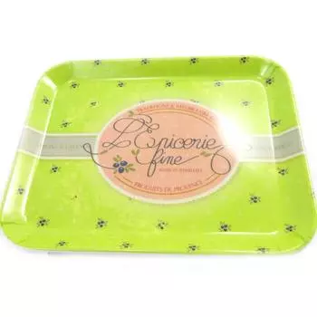 Les Trsors De Lily [M1354] - Маленький фисташково-зеленый поднос L Epicerie Fine (15x20 см)