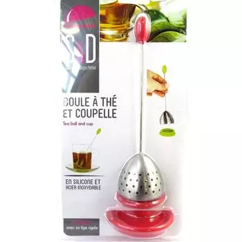 Les Trsors De Lily [M2237] - Заварник для чая Red Coloriage (силиконовая сталь + чашка) - 16. 5x5. 5см