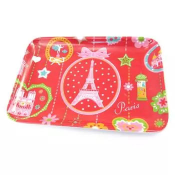 Les Trsors De Lily [M4567] - Маленький красный поднос Paris (15x11 см)