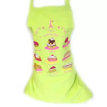 Les Trsors De Lily [M5753] - Дизайнерский фартук La Patisserie Franaise фисташково-зеленого цвета