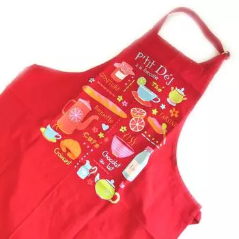 Les Trsors De Lily [M5755] - Дизайнерский фартук Французский завтрак красный красный