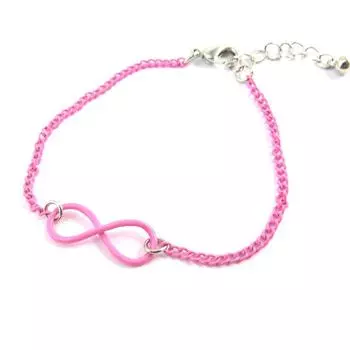 Les Trsors De Lily [M6174] - Розовый браслет Бесконечность