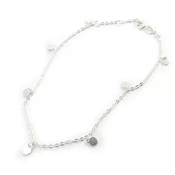 Les Trsors De Lily [M6959] - Серебряный серебряный ножной браслет Любовь