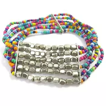 Les Trsors De Lily [M8028] - Дизайнерский браслет «Калькутта» tutti frutti