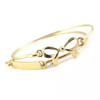 Les Trsors De Lily [M9418] - Двойной браслет «Романтический узел» из розового золота