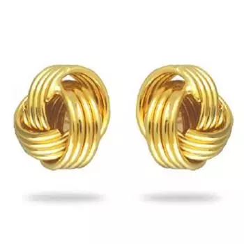 Les Trsors De Lily [M9597] - Позолоченные серьги Хореография - 6 мм