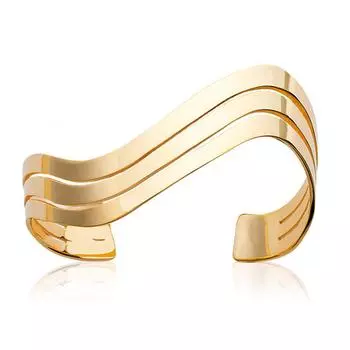 Les Trsors De Lily [N0020] - Браслет Клеопатра позолоченный - 66x48x17 мм