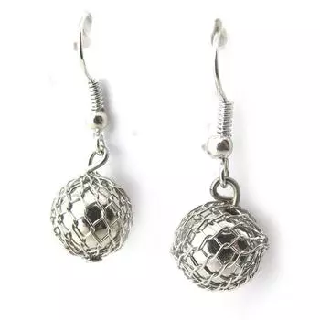 Les Trsors De Lily [N0241] - Посеребренные серьги Billes (10 мм)