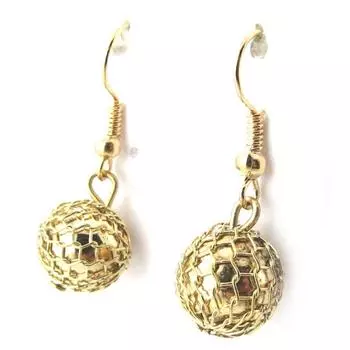 Les Trsors De Lily [N0243] - Золотые серьги Billes (10 мм)