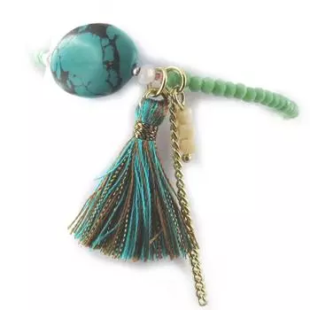 Les Trsors De Lily [N1166] - Этнический браслет Альтай зеленый