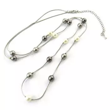 Les Trsors De Lily [N3586] - Колье Perla цвет слоновой кости - 92 см 10 мм