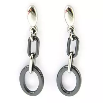 Les Trsors De Lily [N3774] - Черные стальные пряжки Choreography (керамика)