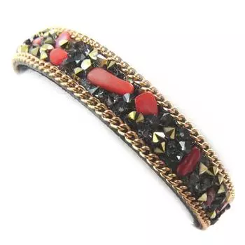 Les Trsors De Lily [N4700] - Дизайнерский браслет Sissi оранжево-золотой серый