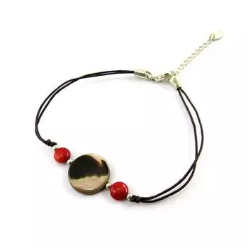 Les Trsors De Lily [N5067] - Серебряный браслет Mineralia перламутровый коралл