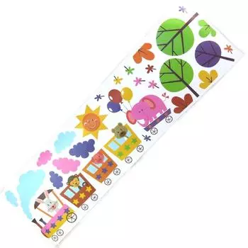 Les Trsors De Lily [N6193] - Лист наклеек Поезд животных (20x70 см)