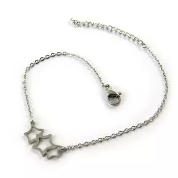 Les Trsors De Lily [N7022] - Дизайнерский браслет Звезды серебристо-серый