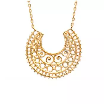 Les Trsors De Lily [N7872] - Позолоченное ожерелье Кармен