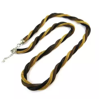 Les Trsors De Lily [N8149] - Длинное колье «Килиманджаро» из коричневого золота