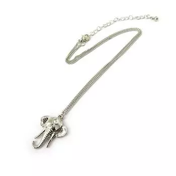 Les Trsors De Lily [N8176] - Дизайнерское колье Слон серебро