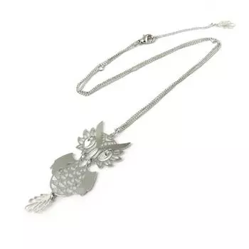 Les Trsors De Lily [N8181] - Дизайнерское колье Совы серебро