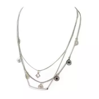 Les Trsors De Lily [N8193] - Дизайнерское колье Carmen серебро