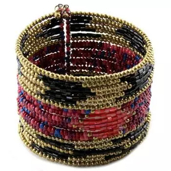 Les Trsors De Lily [N8249] - Дизайнерский браслет Katmandou розовое золото