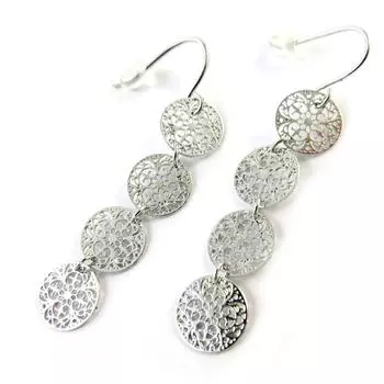 Les Trsors De Lily [N8362] - Дизайнерские серьги «Кармен» серебро